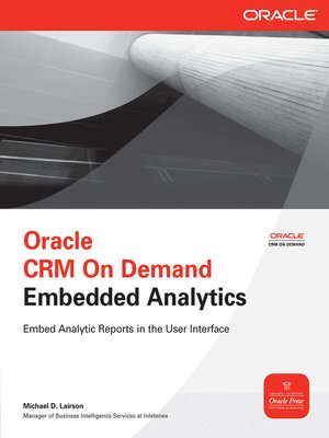 Oracle CRM on Demand Embedded Analytics - ebook